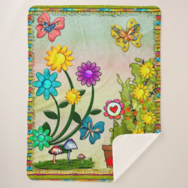 Sehr Hippy Day Whimsisfantasie Sherpadecke