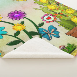 Sehr Hippy Day Whimsisfantasie Sherpadecke