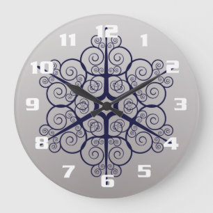 Sehr Hübsch Stilvolles und Verziertes Design Große Wanduhr