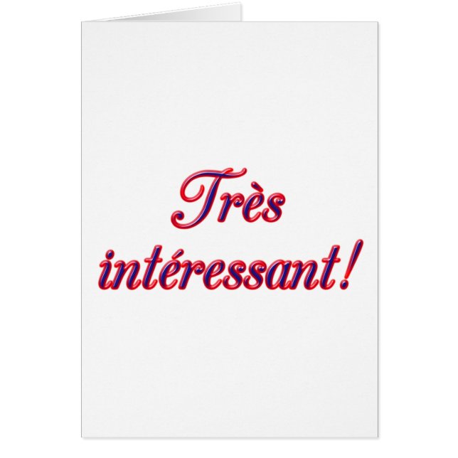 Sehr interessante Karte (Vorne)