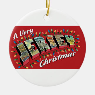 Sehr Jersey-Weihnachtsverzierung Keramikornament