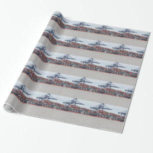 Sehr kleines Yacht-sehr großes Schiff! Geschenkpapier