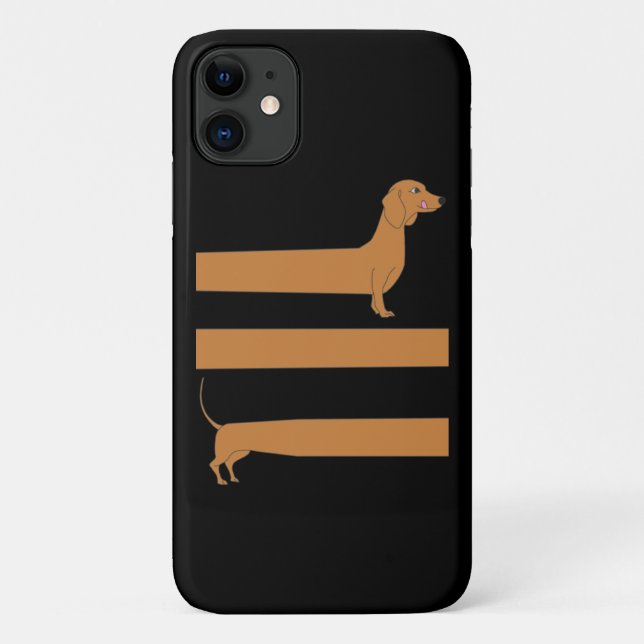 Sehr lange Dackel lustig Case-Mate iPhone Hülle (Rückseite)