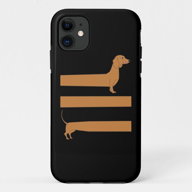 Sehr lange Dackel lustig Case-Mate iPhone Hülle (Rückseite)