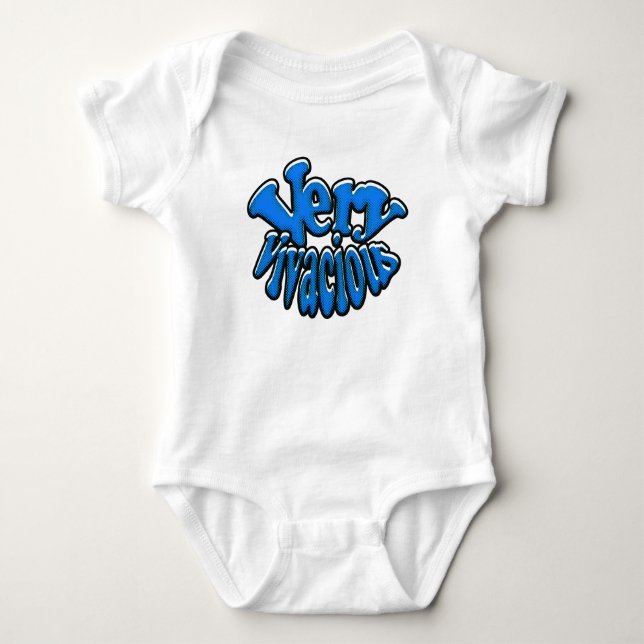 Sehr Lebendig Baby Strampler (Vorderseite)