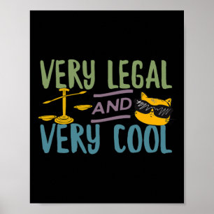Sehr Legal Und Sehr Cool Lustiger Trump Tweet Zita Poster