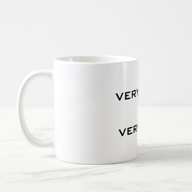 SEHR LEGALE u. SEHR COOLE Trumpf-Kaffee-Tasse Kaffeetasse (Links)
