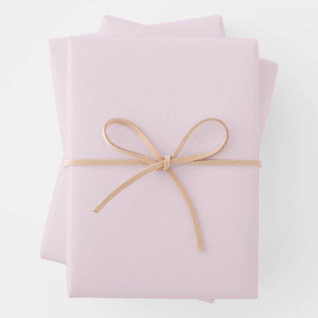 Sehr leichtes Baby Pink Wrapping Paper Sheets Geschenkpapier Set (Beispiel)