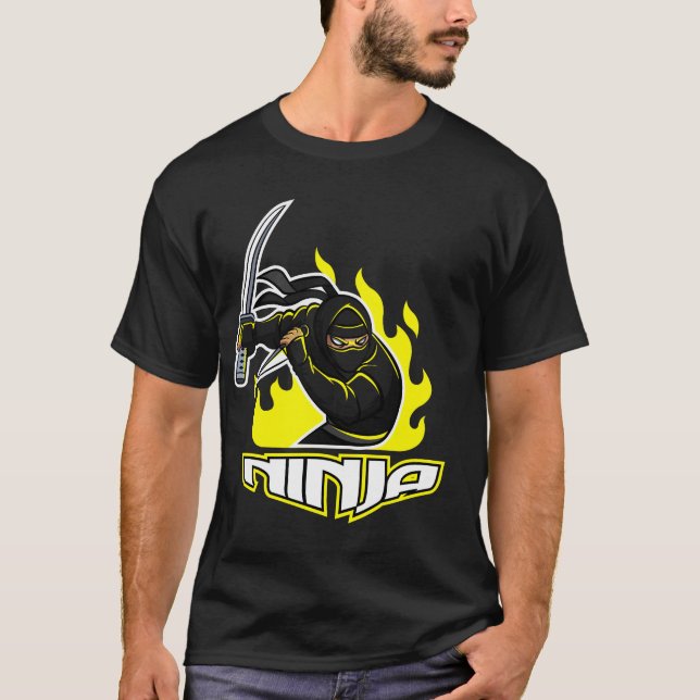 Sehr lustig NINJA T-Shirt (Vorderseite)