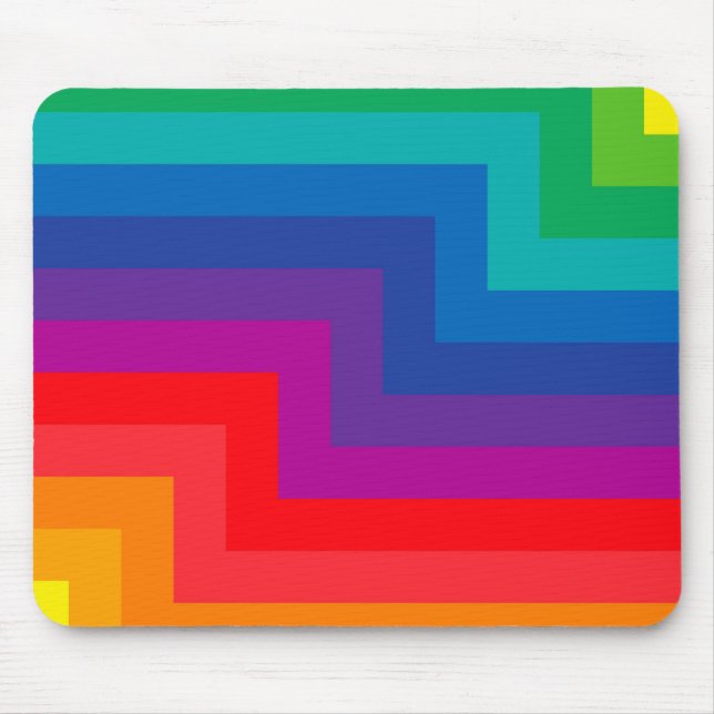 Sehr lustige Farbe Nicht runder Rad Mousepad (Vorne)