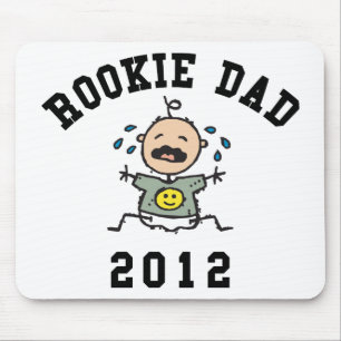 Sehr lustige neue T - Shirts des Rookie-Vater-2012 Mousepad