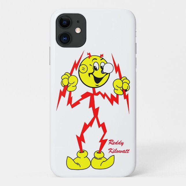 Sehr lustige Reddy Kilowatt iPhone Fall Case-Mate iPhone Hülle (Rückseite)