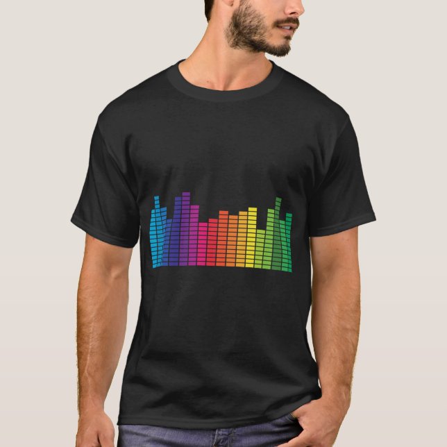 Sehr lustiger Digital Graphic Equalizer T - Shirt (Vorderseite)
