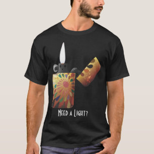 Sehr lustiges Vintage-Feuerzeug-T-Shirt T-Shirt