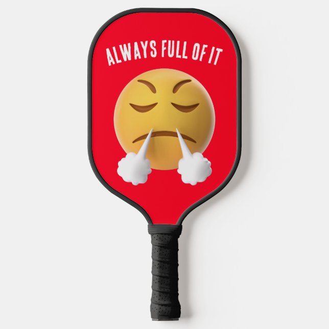 SEHR MAD EMOJI DESIGN PICKLEBALL PADDLE (Vorderseite)