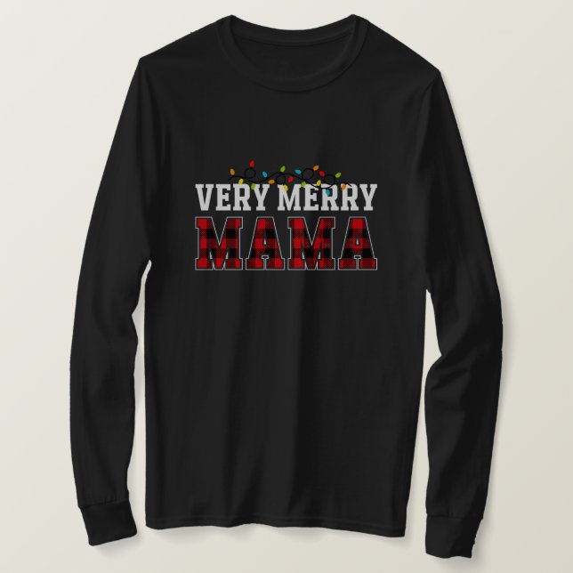 Sehr Merry Mama T-Shirt (Design vorne)