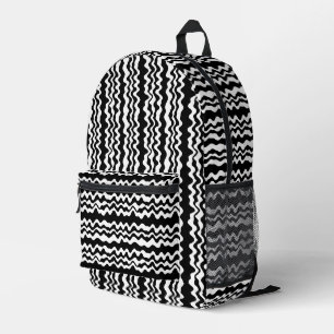 Sehr minimalistisch und einfach, flach und kühn ek bedruckter rucksack