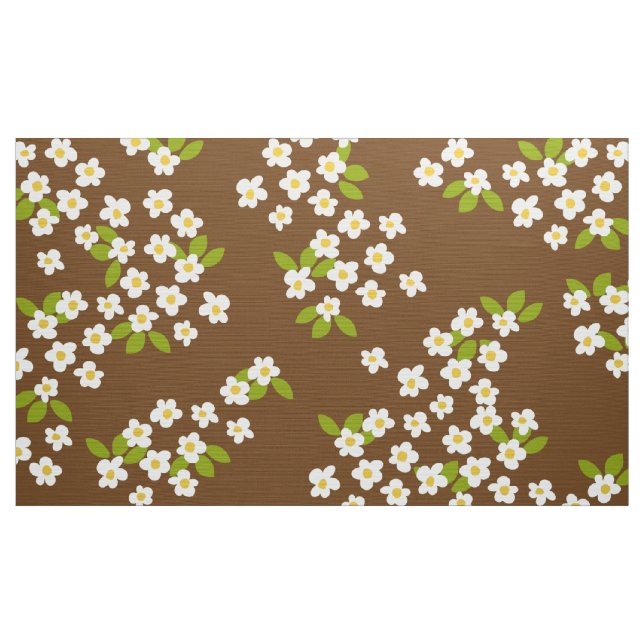 Sehr Mod Retro 60er 70er Blume Muster Stoff (Yard (91,4 cm))