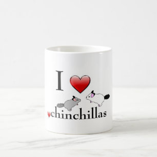 Sehr niedlich! Chinchilla-Kaffee-Tasse der Liebe I Tasse