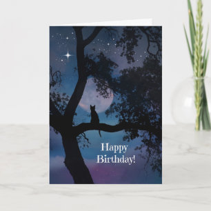 Sehr Niedliche Cat Birthday Card, Wünsche wahr wer Karte