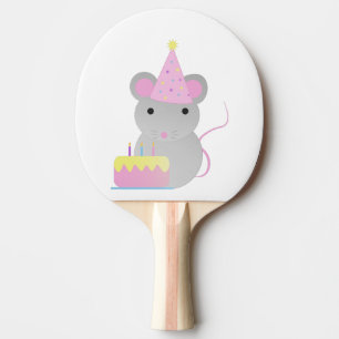 Sehr Niedliche Geburtstag Party Maus Tischtennis Schläger