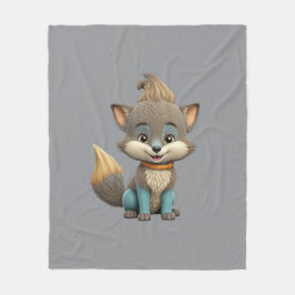 Sehr Niedlicher Fox Fleecedecke