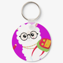 Sehr niedlicher Lama mit Rucksack pink