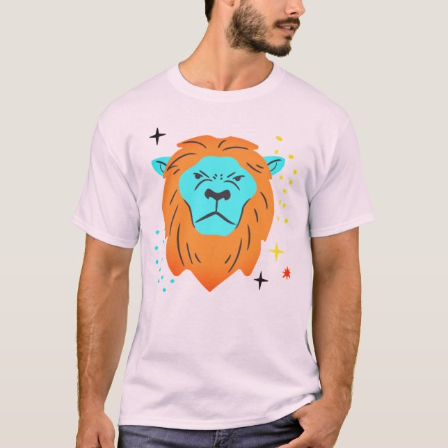 Sehr niedlicher Löwen-T - Shirt (Vorderseite)