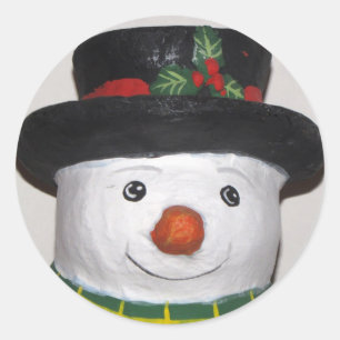 Sehr Niedlicher Snowman Sticker