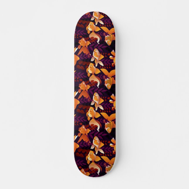 Sehr Niedliches Goldfish Skateboard (Vorne)