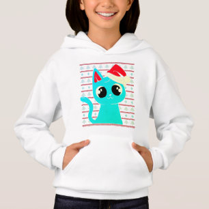 Sehr Niedliches Kitten, Weihnachts Cat Jumper Hoodie