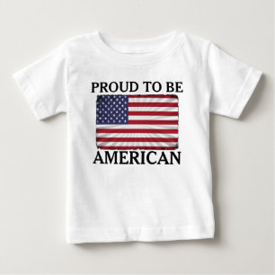 Sehr patriotisch Stolz, Amerikaner zu sein Amerika Baby T-shirt