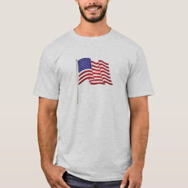 Sehr patriotische Fahne Druck und,..wir halten die T-Shirt