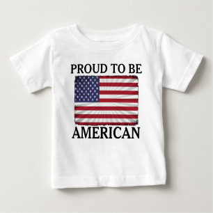Sehr Patriotischer Stolz auf die amerikanische Fla Baby T-shirt