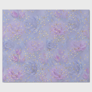 Sehr peri Aquarell, Rose, Tulpen Geschenkpapier