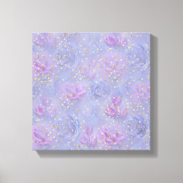 Sehr peri Aquarell, Rose, Tulpen Leinwanddruck