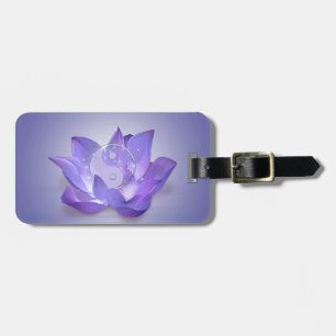 Sehr Peri Lotus und Yin Yang Gepäckanhänger