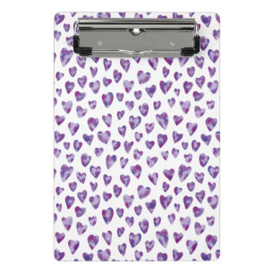 Sehr Peri Wasserfarbenherz Mini Klemmbrett