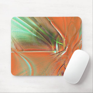 Sehr raue orangefarbene digitale Textur, grimmige, Mousepad