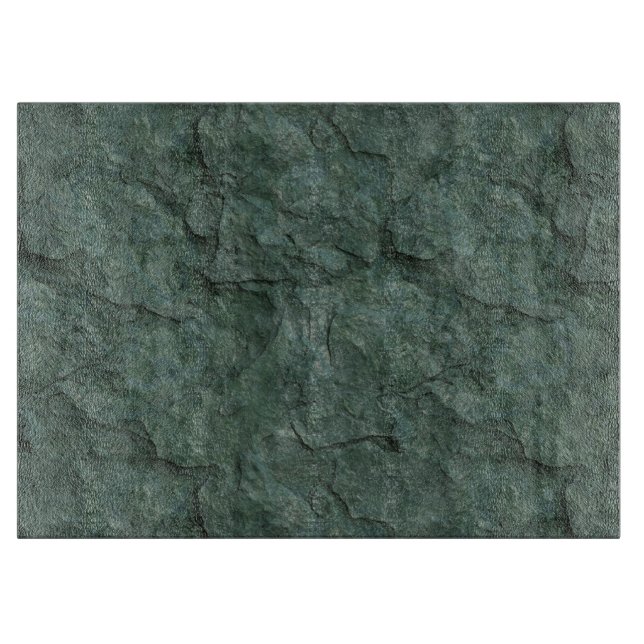 Sehr realistischer Naturstein gedruckt Schneidebrett (Vorderseite)