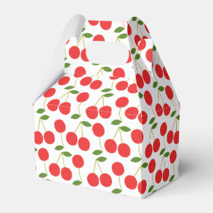 Sehr Red Cherry Muster Gevor Box Geschenkschachtel