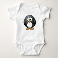 Sehr ringsum Penguin-Baby-T - Shirt