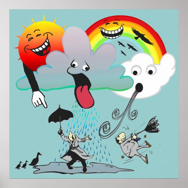 Sehr schlechtes Wetter Poster (Vorne)