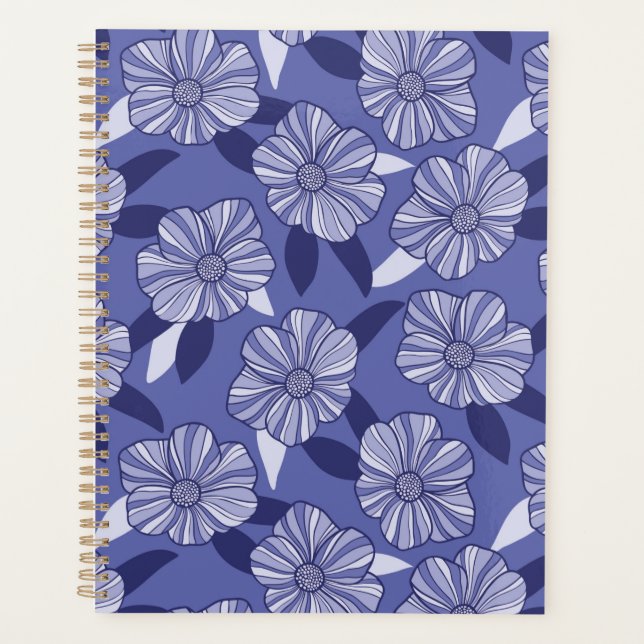 Sehr schöne, florale Linie Art Planer (Vorderseite)