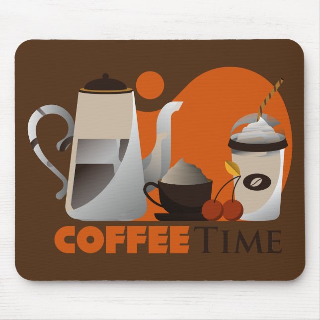 Sehr schöne Kaffeezeit Mousepad (Vorne)