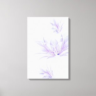 Sehr schöne violette Blumen, Leinwand