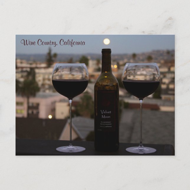 Sehr schönes Weinland Postkarte! Postkarte (Vorderseite)