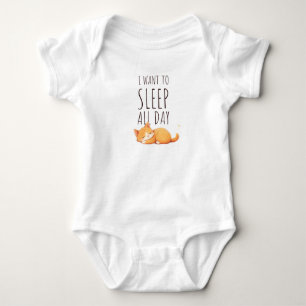 Sehr seltsame kleine Katze Baby Strampler