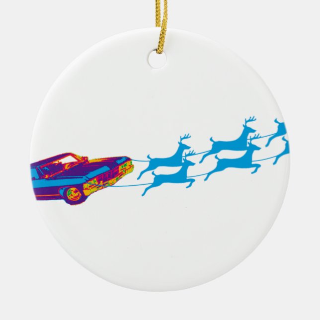 Sehr Supernaturnal Weihnachten Keramikornament (Vorne)