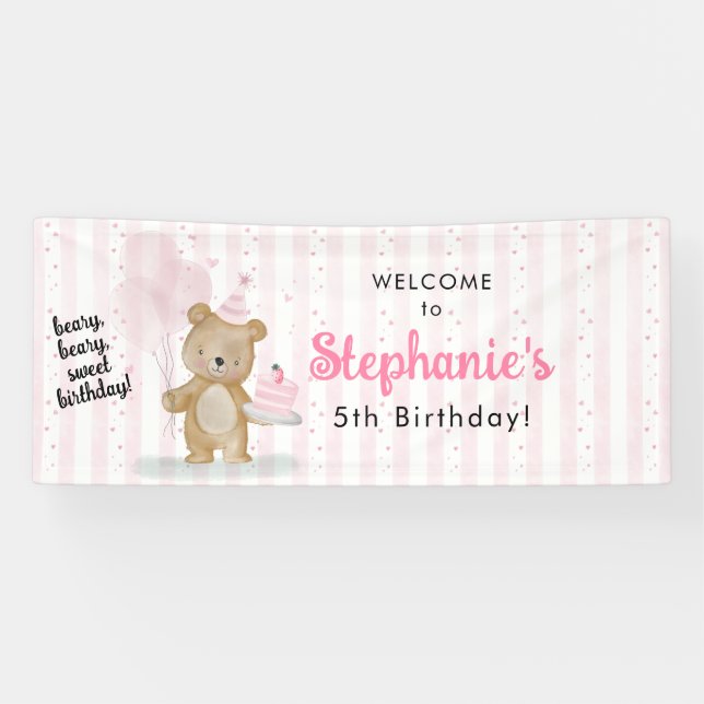 Sehr süßer Geburtstag Banner (Horizontal)
